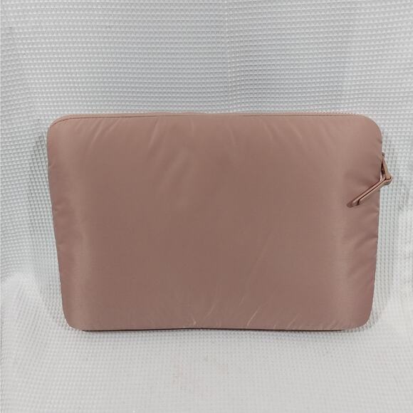 NWT! KATE SPADE! GORGEOUS CHAMPAGNE PINK NYLON PADDED LAPTOP CASE! 15"-16" - Picture 9 of 10
